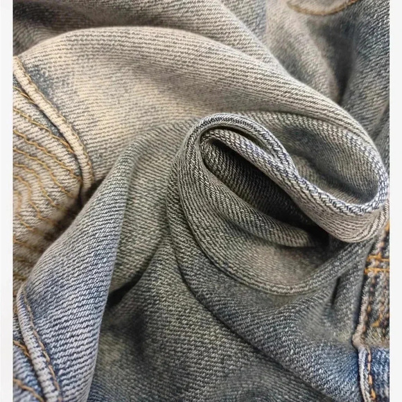 Hudson Ethan Biker Skinny Medium Wash Denim Jeans Size 42 - Picture 11 of 13